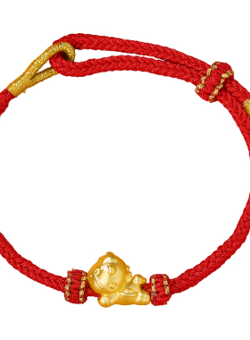 2026足银999元宝马情侣手链礼物