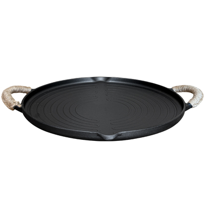 出口级欧盟标准 三防底座 铸铁烤盘卡式炉户外烤肉锅燃气灶烧烤盘