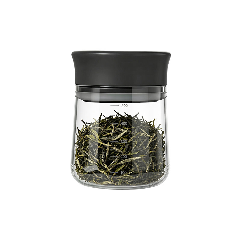 安扣玻璃密封罐食品级茶叶罐
