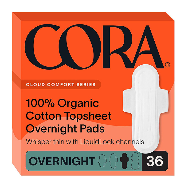 CORA有机棉日夜用卫生巾护垫棉条