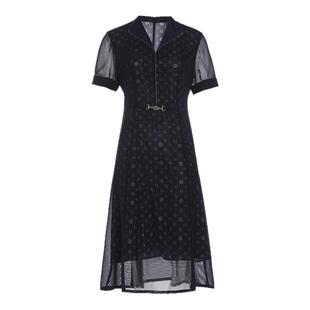 乔万尼高级精致感连衣裙2025新款女夏季高端精致真丝里料EM2E743