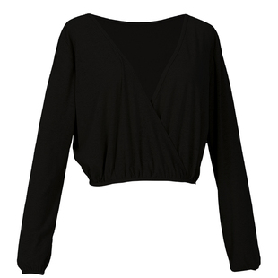 舞蹈披肩芭蕾练功服长袖上衣成人女舞蹈服外套基训体操服外搭罩衫