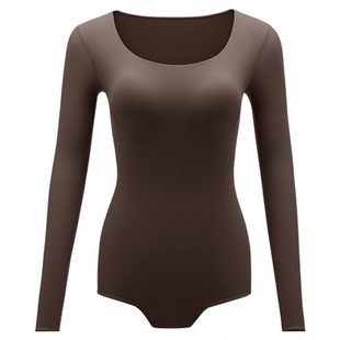 蕉下运动塑身连体衣女收腹塑形束腰无痕修身显瘦上衣免穿文胸内衣