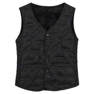 雅鹿轻薄羽绒马甲女短款2025新羽绒内胆背心保暖马夹加绒内搭坎肩