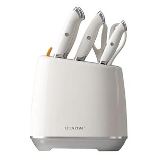 利太太海鸥刀具套装厨房组合菜刀家用砧菜板二合一全套切菜刀刀架