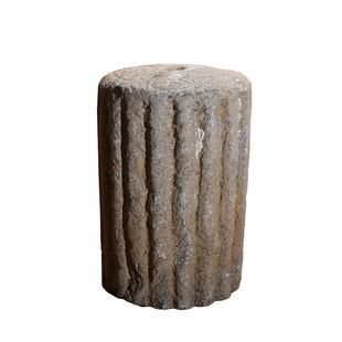 旧石墩老柱底座收藏农村老旧石器石雕石座椅子老柱墩青石仿古柱脚