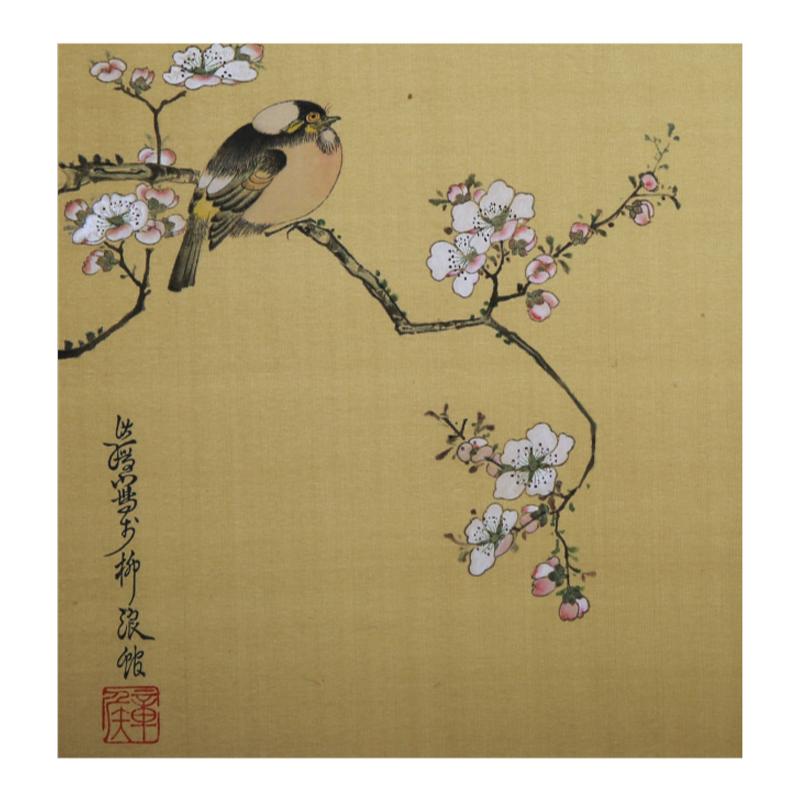 朵云轩陈老莲花鸟草虫木版国画