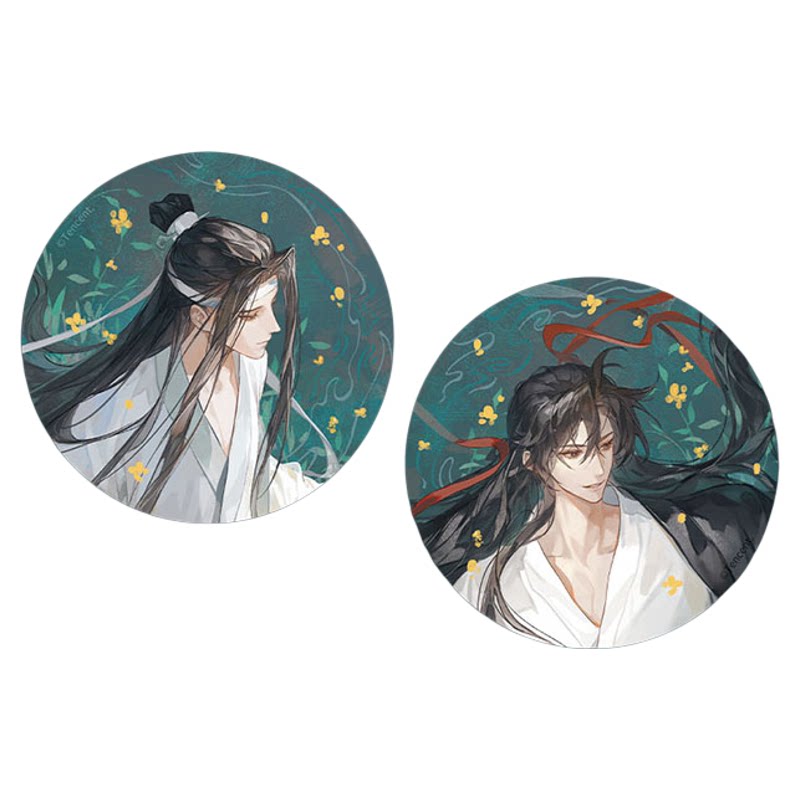 觅星社魔道祖师水中影系列正版周动漫徽章/立牌