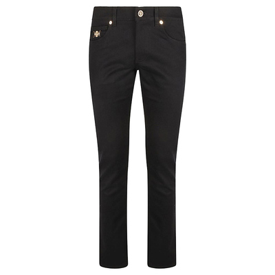 范思哲男士美杜莎牛仔裤