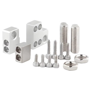 亚德客F-HLQ6A F-HLSL8B F-HLQL16AS 12/20/25AF滑台气缸限位支架