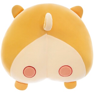 卡通办公室腰靠床上靠垫腰枕靠背垫椅子护腰沙发汽车柯基抱枕飘窗