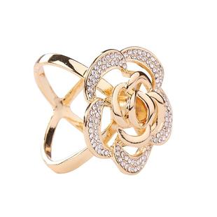 高档丝巾扣优雅玫瑰花小方巾扣多功能大衣腰带固定扣系蝴蝶结神器