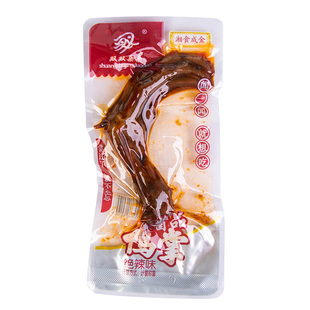 双双朵朵鸭掌湖南平江特产酱品香辣味小包装鸭爪称重500g零食整箱