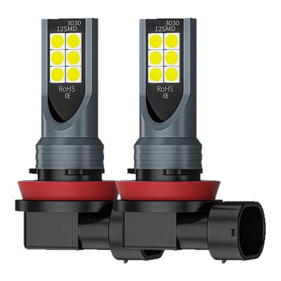 汽车led前雾灯泡超亮黄金眼h11 H8改装9006冰蓝黄金光9005雾灯12V