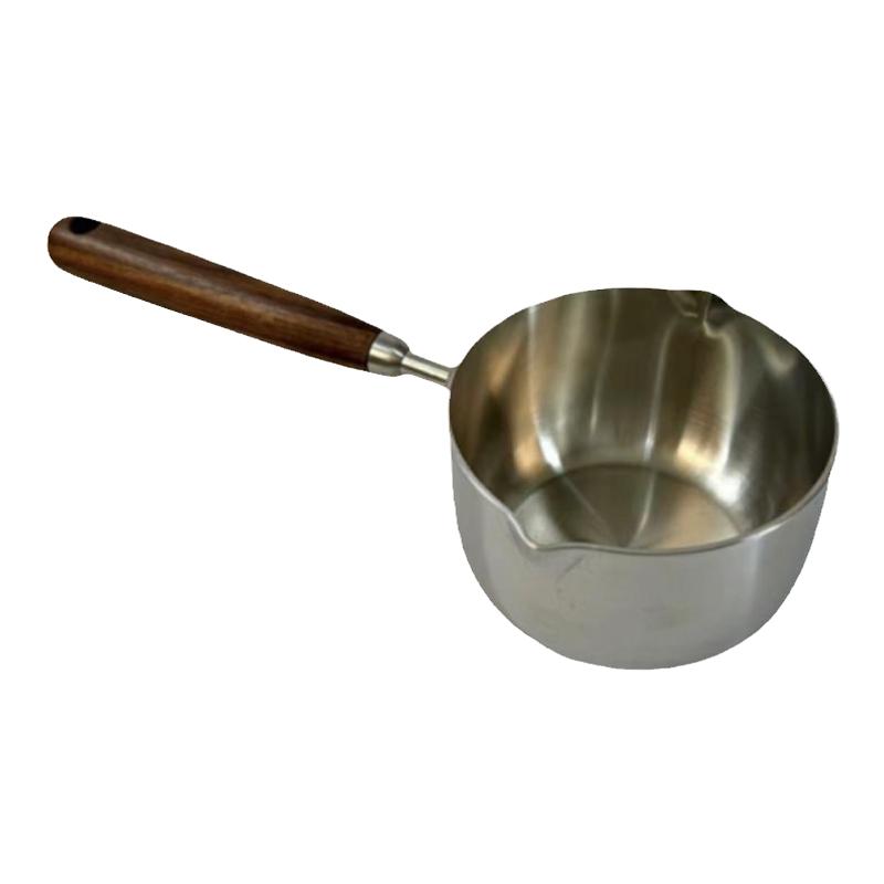 米诺家316不锈钢奶锅 食品级泼油小锅家用多功能热油浇油锅热奶锅