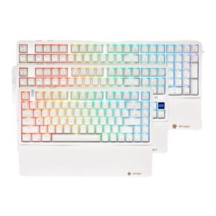 黑峡谷Y系列洛白三模无线机械键盘PBT键帽凯华BOX轴RGB全键热插拔