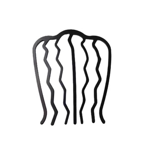 四齿插梳u型发夹盘发神器2025新款懒人丸子头发梳固定发卡u形发簪