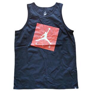 nike印花黑红白红印花双钩全棉背心cq5293-100-010