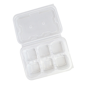 泽求小笼包打包盒 一次性烧麦点心包装盒包子六格灌汤包青团餐盒