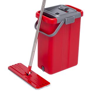 巴迪森2026新款平板拖把家用懒人平板拖地神器干湿两用木地板拖布