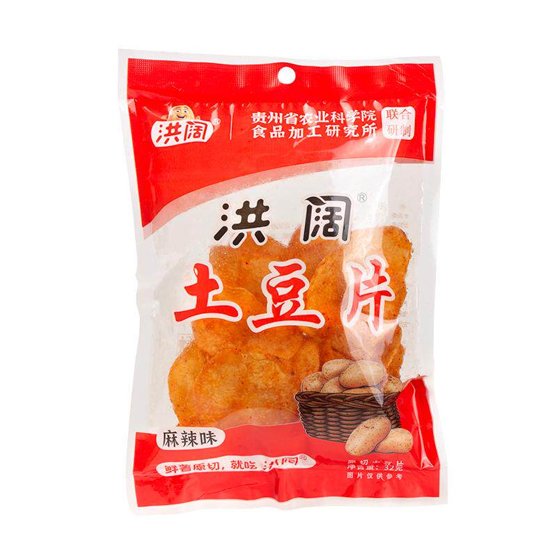 洪阔土豆片麻辣味32g贵州特产