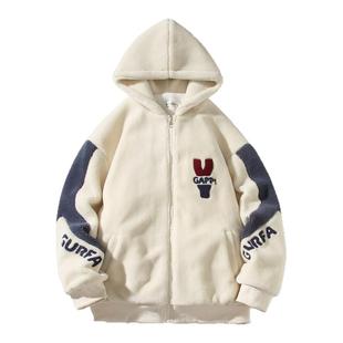 胖胖哥重磅羊羔绒外套男冬季保暖加厚男生冬装棉衣宽松大码棉服