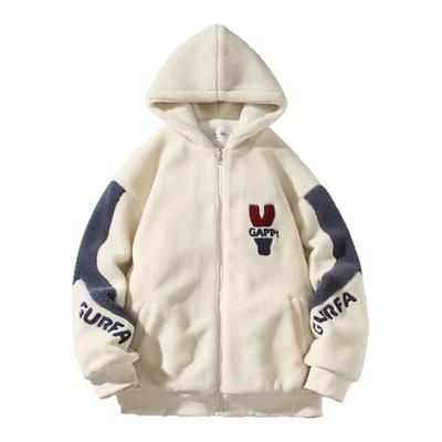 胖胖哥重磅羊羔绒外套男冬季保暖加厚男生冬装棉衣宽松大码棉服