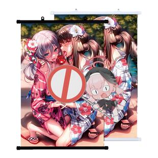 甜蜜女友2 アマカノ2 动漫周边油画布挂画海报墙贴可定制日式贡缎