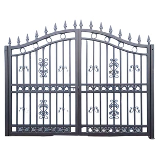 铁艺大门镀锌防锈大门农村双开门对开门庭院门进户门家用大铁门