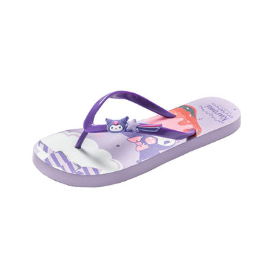 夏季平跟人字拖三丽鸥卡通可爱女