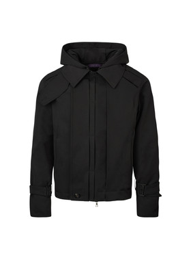 Shift Vare革真 镜雾黑连帽猎装棉服夹克短宽cleanfit宽松外套男