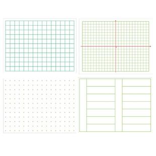 【白板写擦洗不留痕】磁性5X5小方格白板贴XY坐标函数格磁贴数学算术格软磁条折线平移统计图黑板贴白点子图