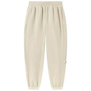 361°童装男女童针织加绒加厚保暖长裤2025冬季新款摇粒绒裤子