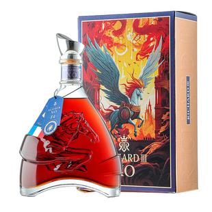 【自营】法国进口利穆赞桶xo白兰地10年陈酿1L大容量洋酒礼盒套装