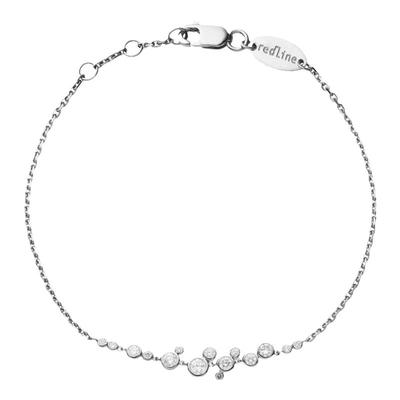 Redline/红绳钻石白金链制手链