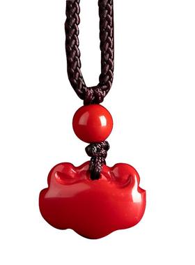 男女万山朱砂手机链吊坠