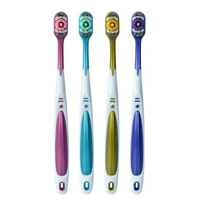 牙知音硬毛牙刷成人2支装