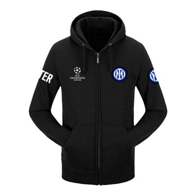 国际米兰队欧冠足球迷开衫卫衣