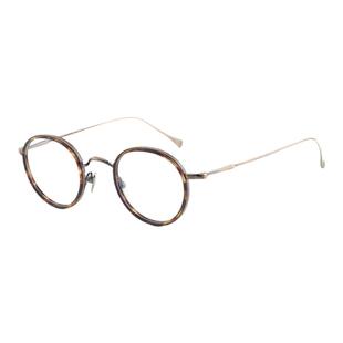 万年龟眼镜KAME MANNEN男女小圆形框日本手工钛超轻近视架KMN-139