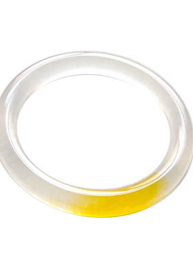 一口糖玉镯冰种半山水美人条手镯