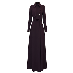 高端大气巨好看的冬装连衣裙女2026新年轻奢气质显瘦长裙128