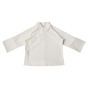 满呐推荐原创汉服斜襟交领打底中衣绒绒保暖长袖上衣男童年服