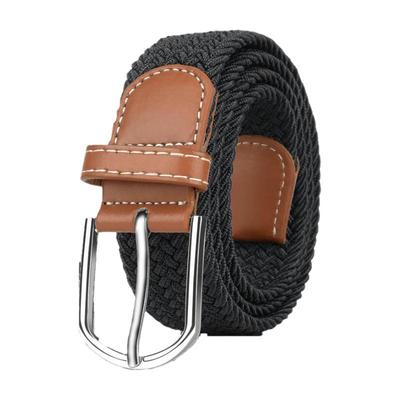 卡帝乐鳄鱼男编织腰带帆布百搭