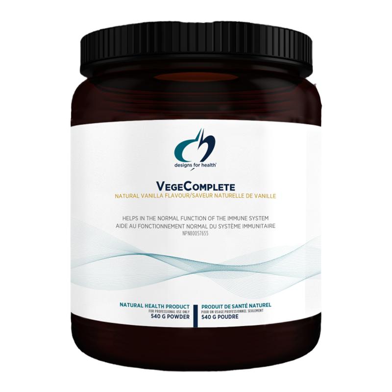 Designs for Health健康设计VegeComplete肝脏粉豌豆蛋白分离540g