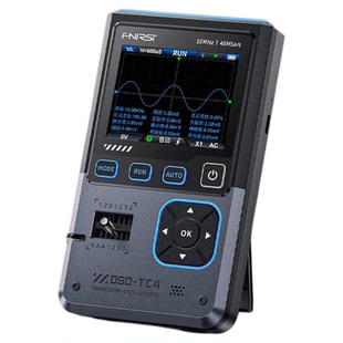 FNIRSI 三合一示波器晶体管检测仪信号发生器10M带宽防烧 DSO-TC4