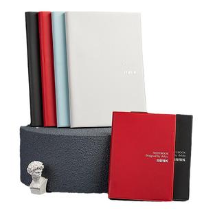 INRIK英瑞克胶套笔记本 进口原纸不洇墨A6/A5/B5横线内页加厚可平摊办公会议记录登记简约商务记事本笔记本子