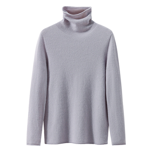 王炸Cashmere！100%山羊绒打底衫简约基础高领毛衣内搭针织衫新款