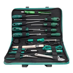 世达电子工具套装专用维修组合全套万用表剥线钳子电烙铁万用表