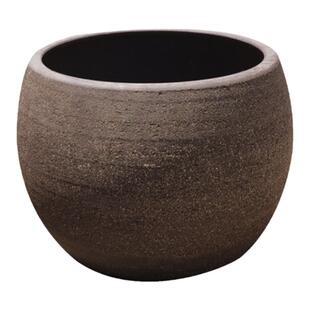 长方形陶瓷花盆素烧庭院咖色透气老旧陶罐特大瓦盆紫砂粗陶大口径