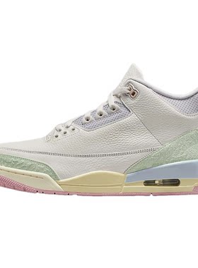 NIKE耐克男鞋Air Jordan 3清新爆裂纹高帮复刻运动鞋 IF4396-100